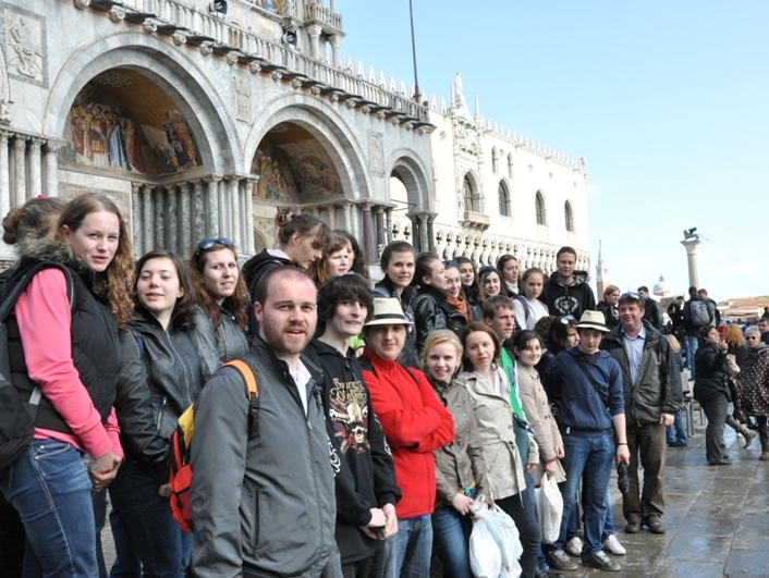 Náměstí sv. Marka v Benátkách. Foto archiv SGV