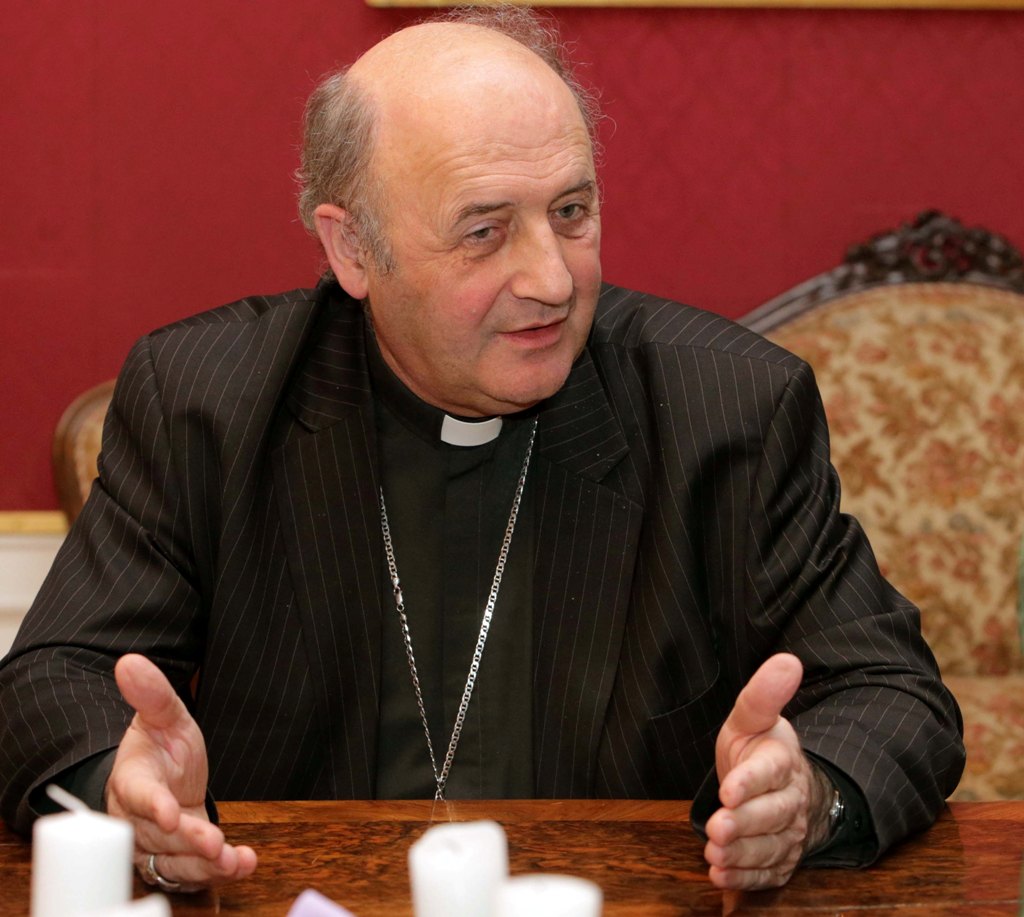 Arcibiskup Jan Graubner při on-line rozhovoru v předchozích letech. Foto Jiří Kopáč
