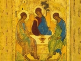 Ikona Nejsvětější Trojice od Andreje Rubleva