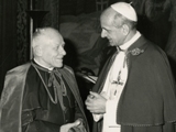 Kardinál Beran s papežem Pavlem VI. Zdroj: www.apha.cz