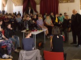 Přednáška pro studenty Stojanova gymnázia Velehrad. Foto František Ingr / Člověk a víra 