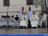 Diecézní eucharistický kongres - mše svatá pro děti v Korunní pevnůstce. Foto Jirka Regent