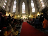 Diecézní eucharistický kongres - adorace dětí v katedrále. Foto Jana Hajdová